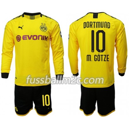 Fußballtrikots Borussia Dortmund M.Gotze 10 Kinder Heim Trikotsatz 2019-2020 Langarm